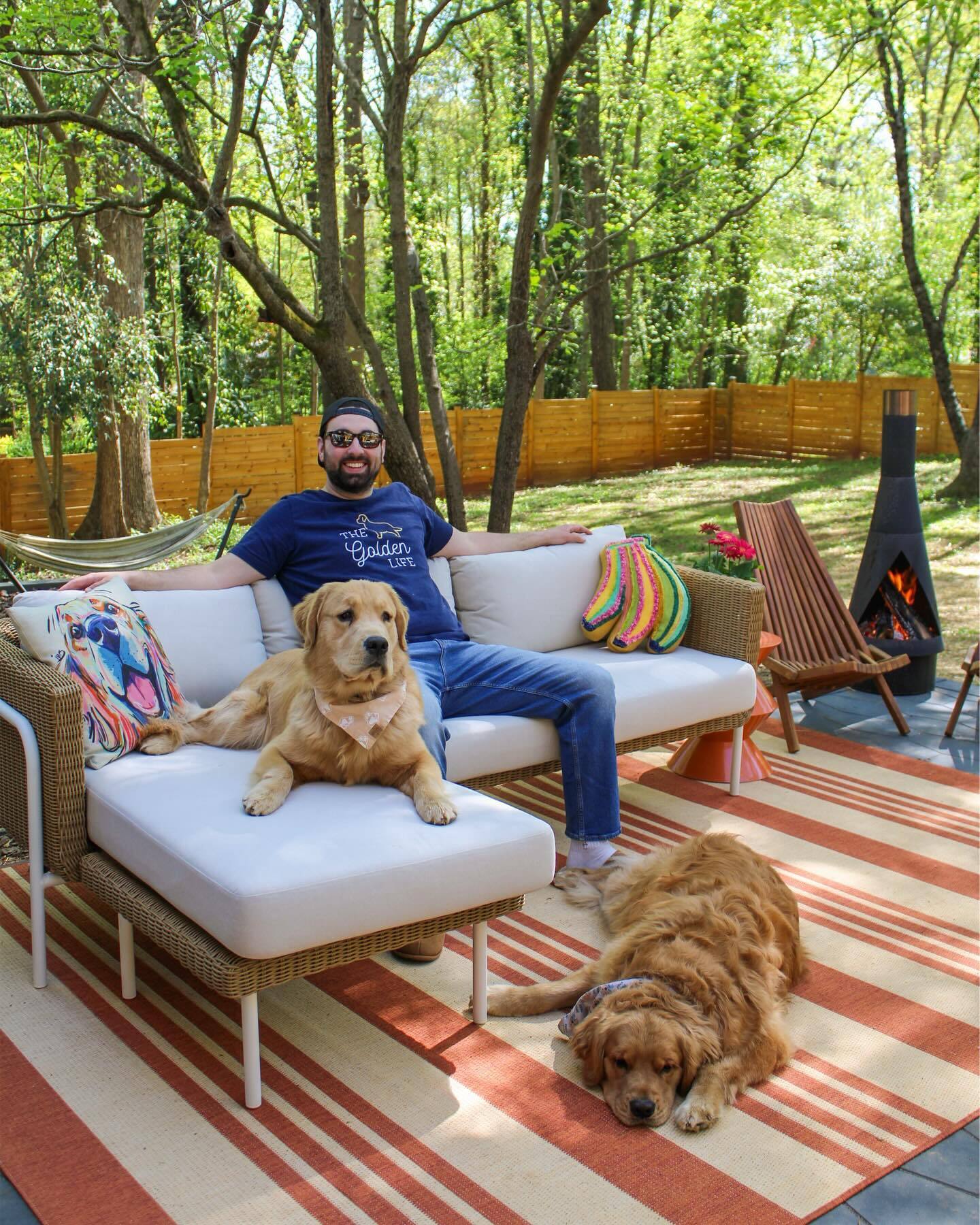 Aby Dravite Green Fabric & Resin Wicker Outdoor Sectional | Article