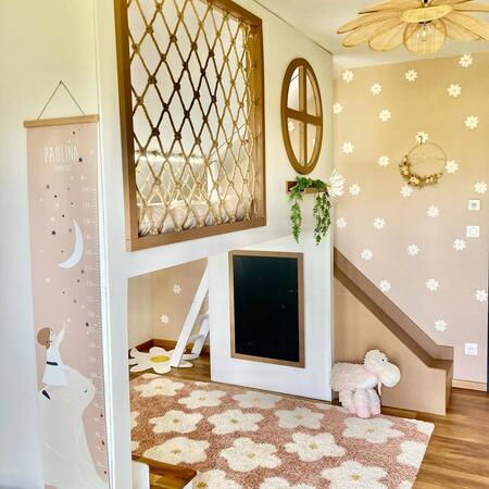 Flora I - Tapis contemporain à motif floral