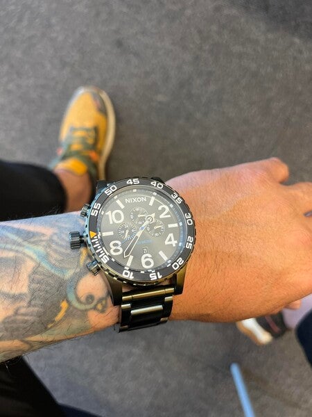 51-30 Chrono Watch | Black / Sunray / Surplus | Men's Stainless