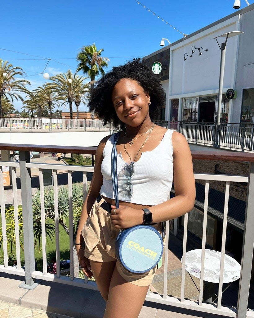 COACH® | Kia Circle Bag In Colorblock