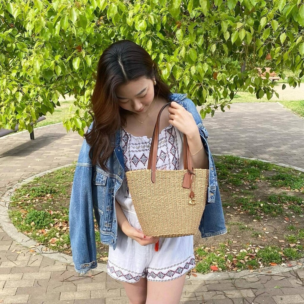COACH® | Small Straw Tote