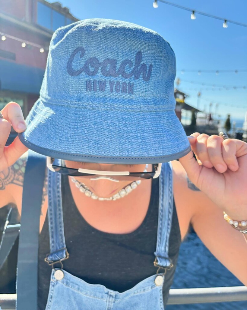 COACH® | Coach 1941 Embroidered Denim Bucket Hat