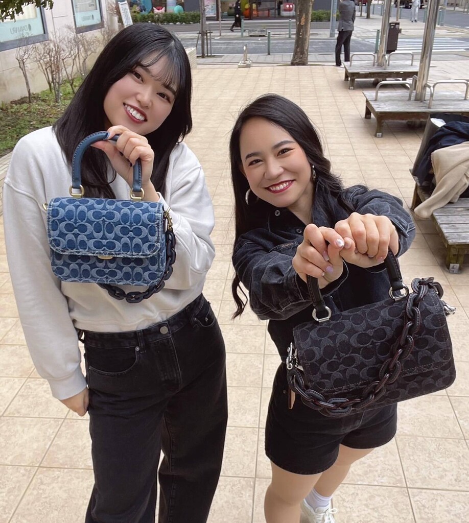 COACH® | Rogue Top Handle Bag In Signature Denim