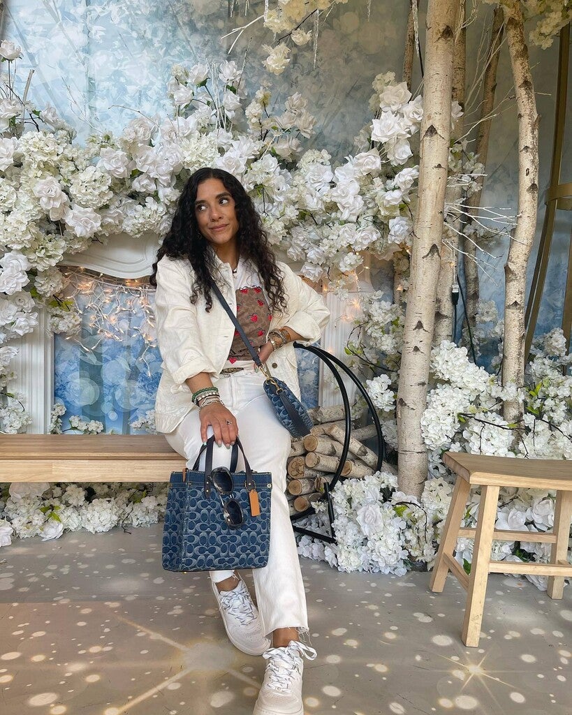 COACH® | Swinger Bag In Signature Denim