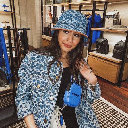 【COACH】Denim Bucket Hat★バケットハット★ COACH® Outlet | Denim Bucket Hat