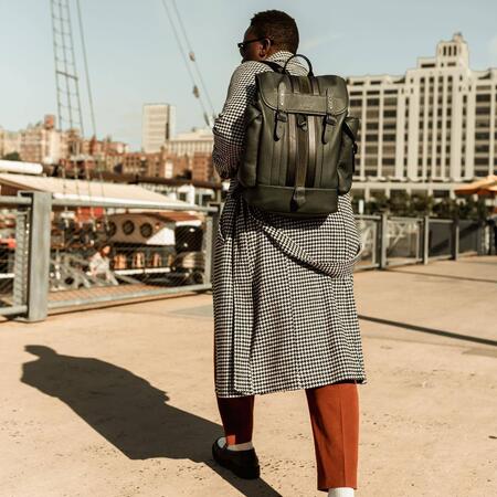 COACH® | Hitch Backpack With Varsity Stripe