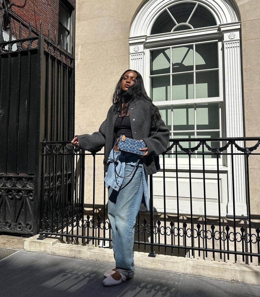 COACH® | Penn Shoulder Bag In Signature Denim