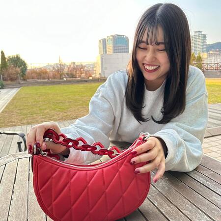 COACH® | Mira Shoulder Bag With Pillow Quilting And Heart Strap