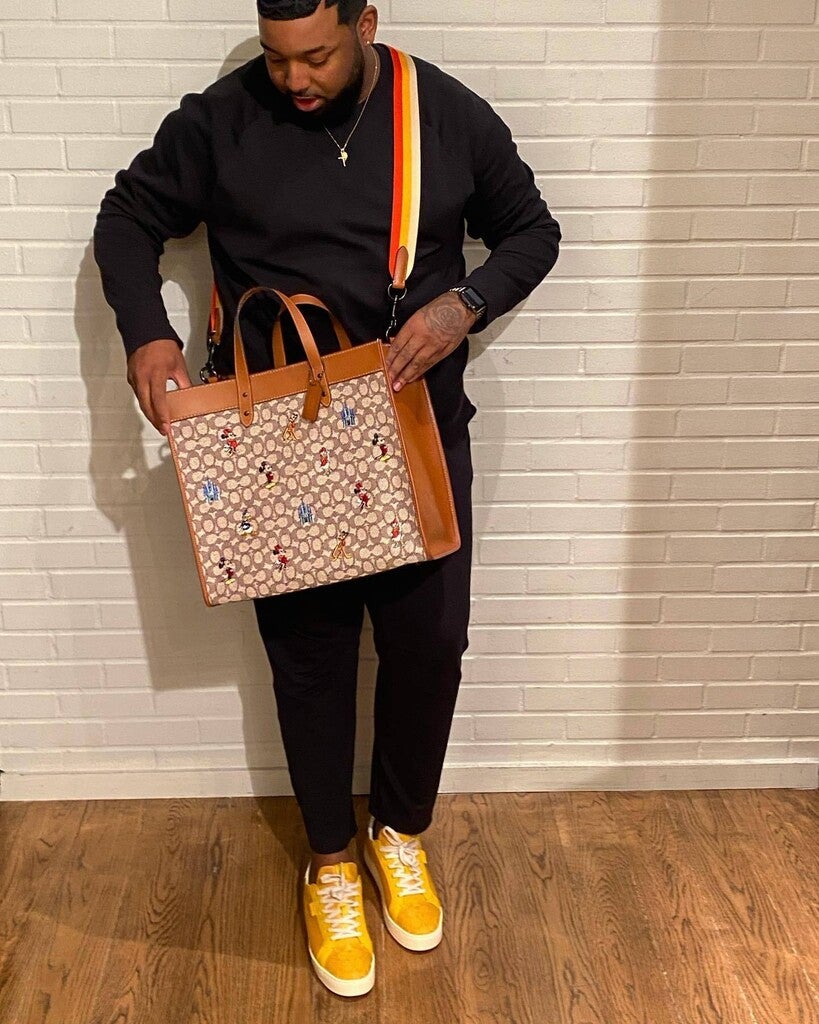 COACH® | Disney X Coach Field Tote Bag 40 In Signature Textile