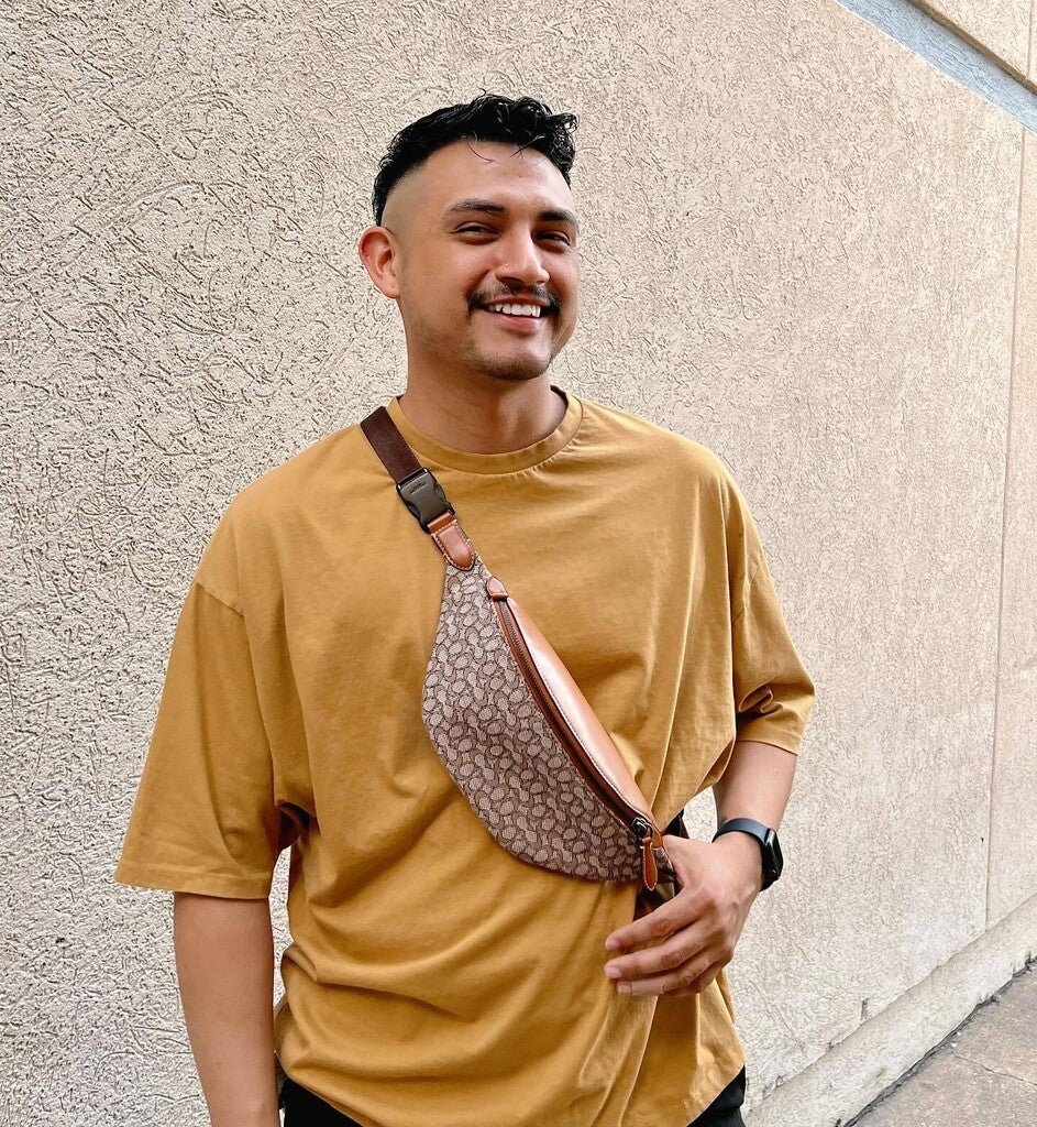 COACH® | Charter Belt Bag 7 In Micro Signature Jacquard