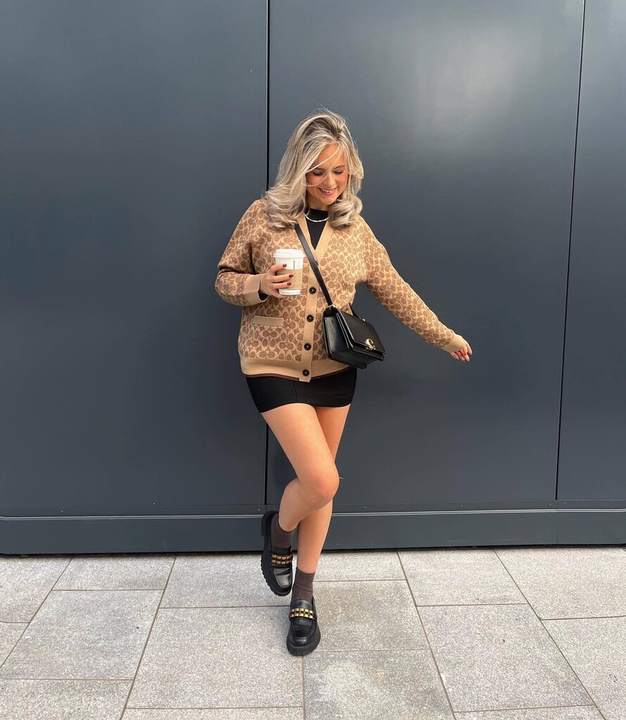 COACH® | Signature Cardigan