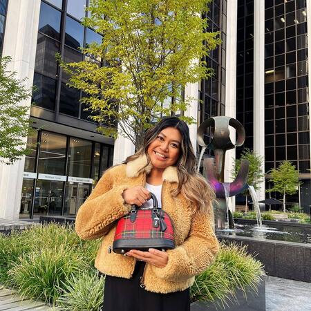 COACH® | Revel Bag 24 With Plaid Print