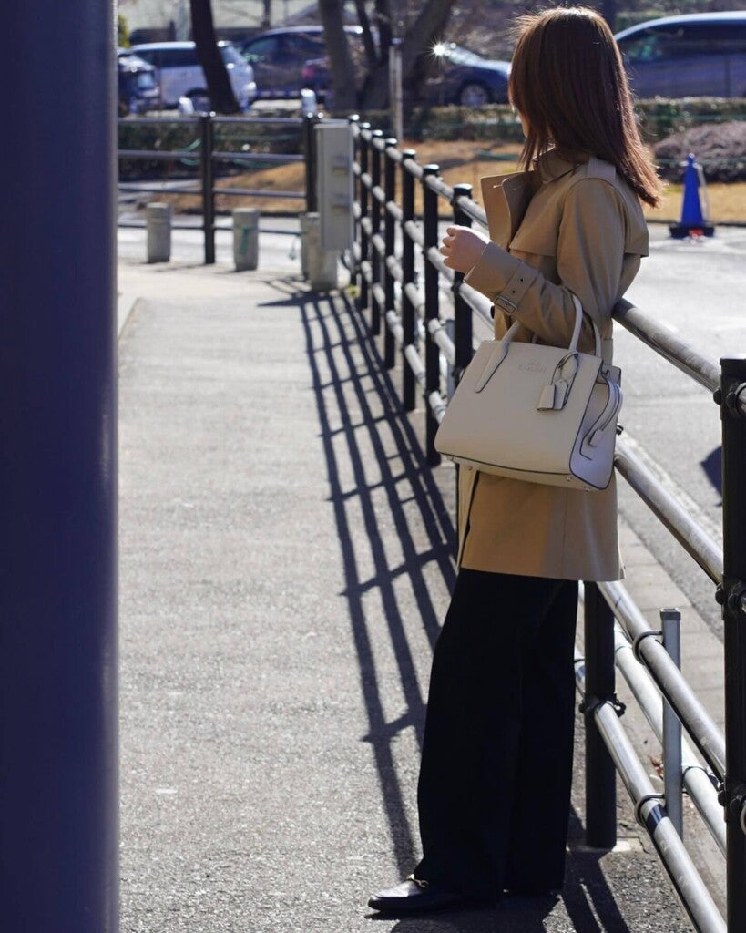 COACH® Outlet | Solid Mid Trench Coat