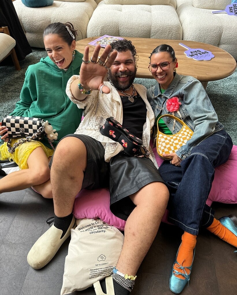 Wavy Dinky Bag In Coachtopia Leather With Mushroom Print