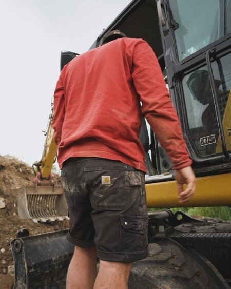 パンツ Carhartt Duck Doubie Front Shorts Rugged Flex® Relaxed Fit Duck Double-Front Utility Work