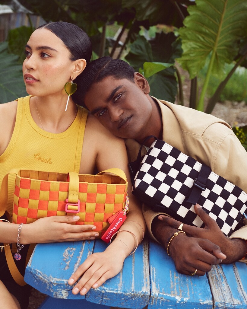 Woven Checkerboard Shoulder Bag | Bags | Coach | Coachtopia ™