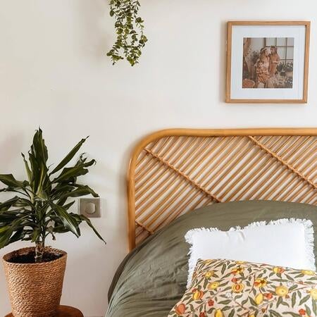 Kayan - Tête de lit en rotin 168 cm