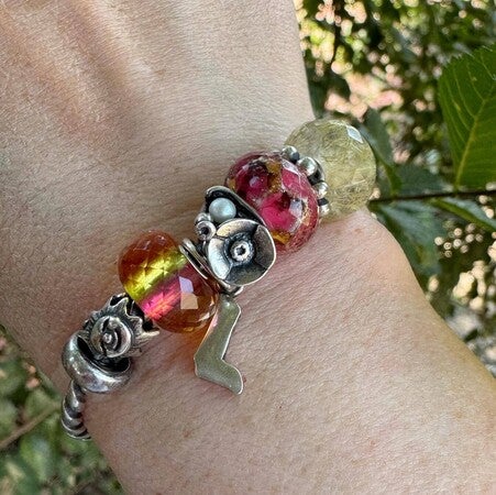 Poppy of August Bead – Trollbeads