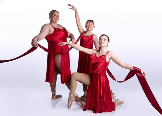 Charmeuse High Slit Dance Dress | Weissman®