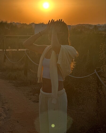 Ribbed Sea Coast Scoop Neck Tank - White