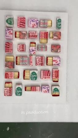 MATCH MAKERS アートプレート　セット Match Made | 3D Match Box Unique Wall Art – Scout Design Studio