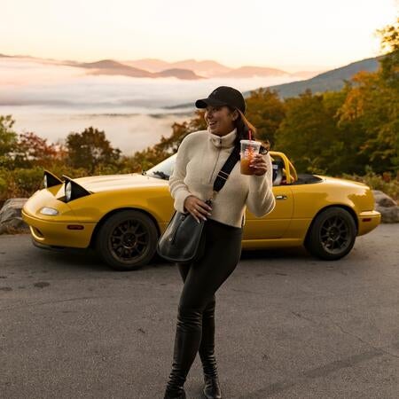 Lowland | Black Suede Over-the-Knee Boots | Stuart Weitzman
