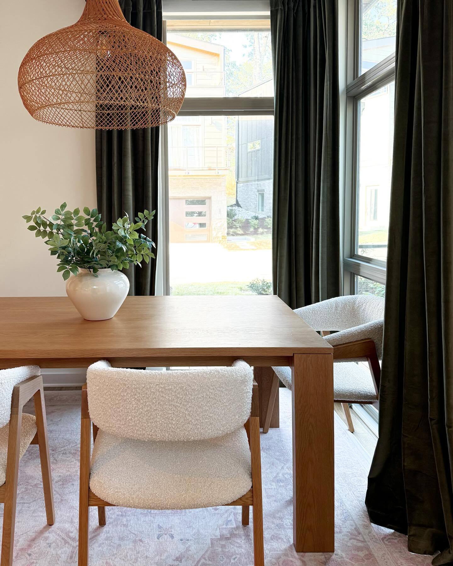 Josra Ivory Bouclé & Solid Oak Dining Chair, Japandi Style | Article