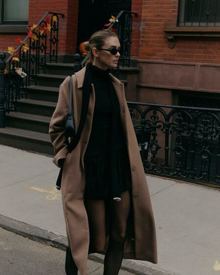 Wool Metro Long Coat - Dark Heather Grey | Alo Yoga