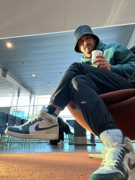 シューズ(男性用) Nike Air Jordan 1 Mid \"Green Grey White\" Nike Air Jordan 1 Mid 'Grey Pine Green' 2022 DC7248-103