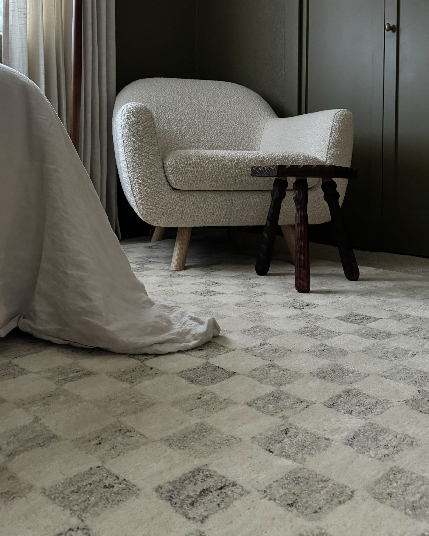Murray Checkered Rust Rug 8 x 10 | Article