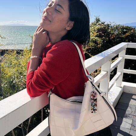 【Coachtopia】Alter/Ego レザー スモールショルダーバッグ Alter/Ego Small Shoulder Bag In Checkerboard Upcrafted