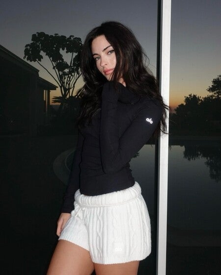 Ribbed Sea Coast Mockneck Long Sleeve - Black