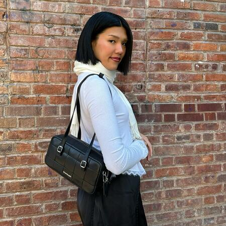 ショルダーバッグ・ポシェット Coachtopia Alter/Ego Satchel Bag Checkerboard Leather CAE88 Alter/Ego Satchel Bag In Checkerboard Upcrafted Leather