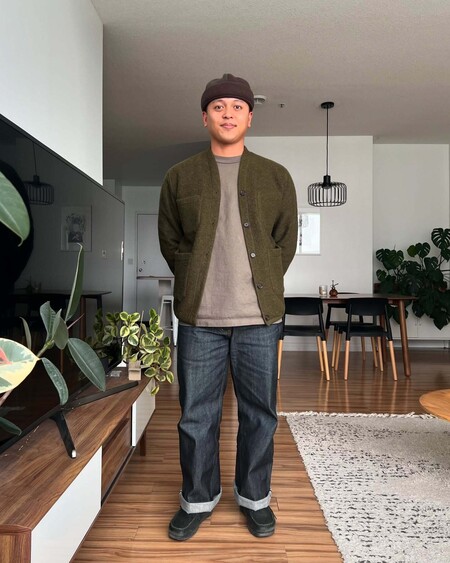 Universal Works. オリーブグリーン カーディガン Universal Works. オリーブグリーン カーディガン