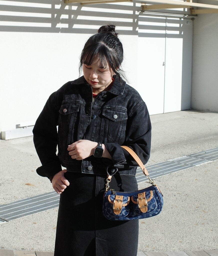 COACH コーチショルダーバッグ CY700 デニム レディースハンドバッグ COACH コーチショルダーバッグ CY700 デニム レディースハンドバッグ