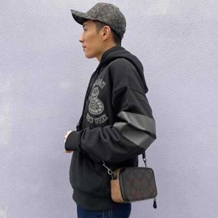 COACH® Outlet | Wyatt Crossbody Bag In Blocked Signature Canvas