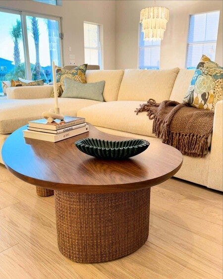 Zoey Walnut Coffee Table, Small | PALECEK