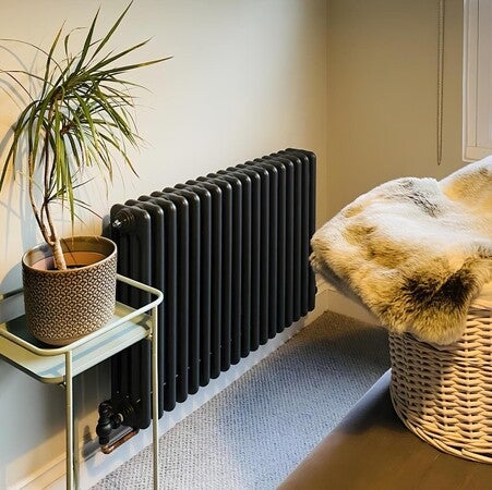 Nordic Oslo, Column Vertical Radiator, Anthracite, 1800mm x 521mm