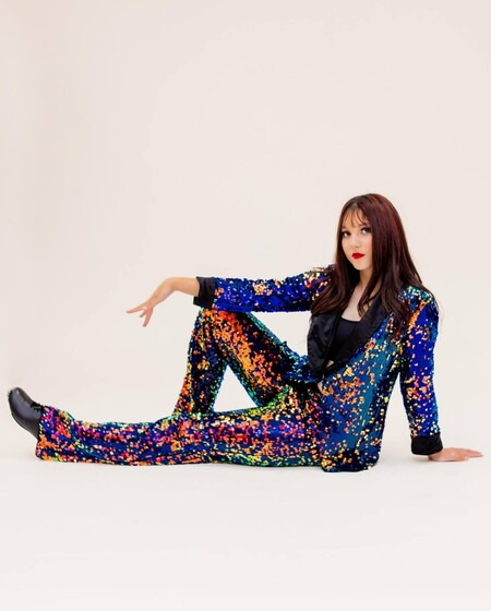 Ultra Sparkle Oil Slick Dance Blazer | Weissman®