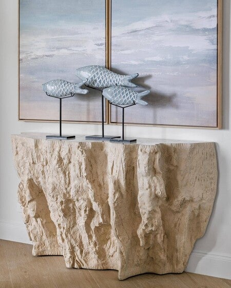 Camilla Fossiliz Clam Cnsl Tab | PALECEK