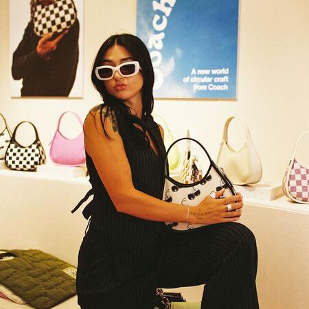 ★Coachtopia★感覚的なデザイン★定番ライン★Ergo Bag Large Large Ergo Bag In Coachtopia Leather | Coachtopia ™