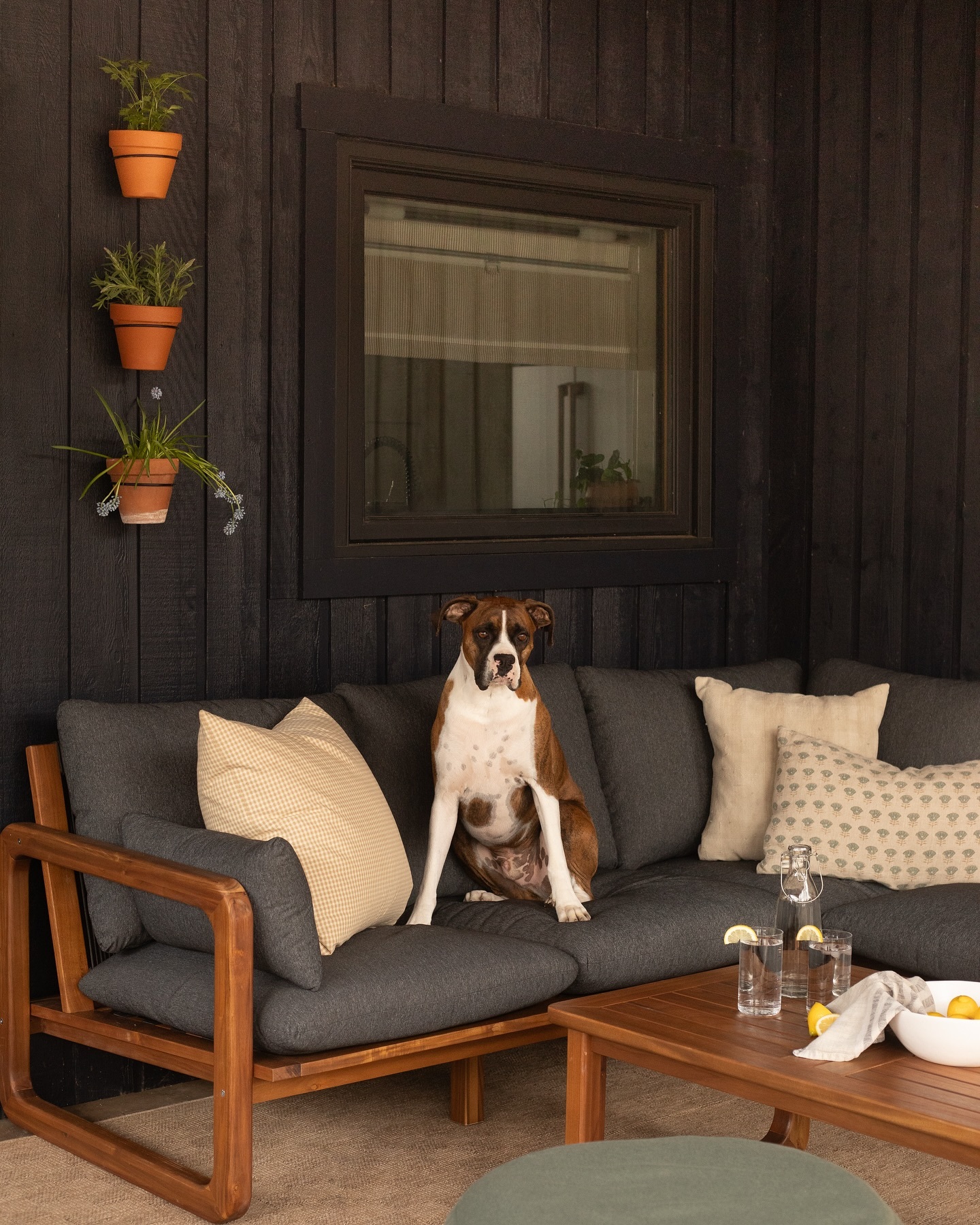 Laholm Dravite Black Corner Sectional | Article