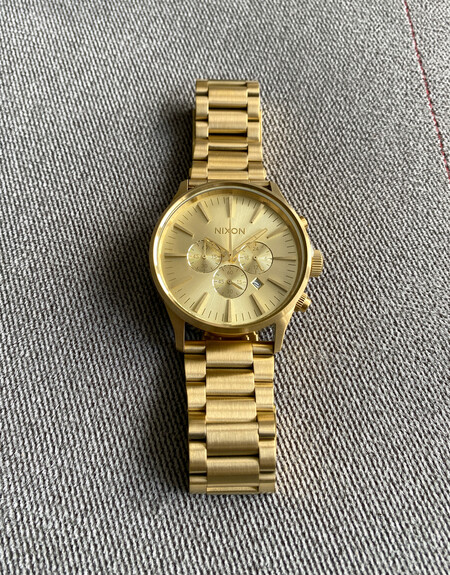 Sentry Chrono - All Gold – Nixon CA