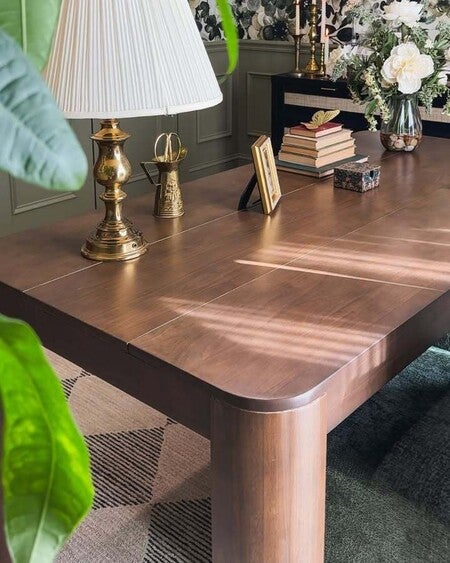 Rustic Counter Height Dining Table Solid Wood Desk for