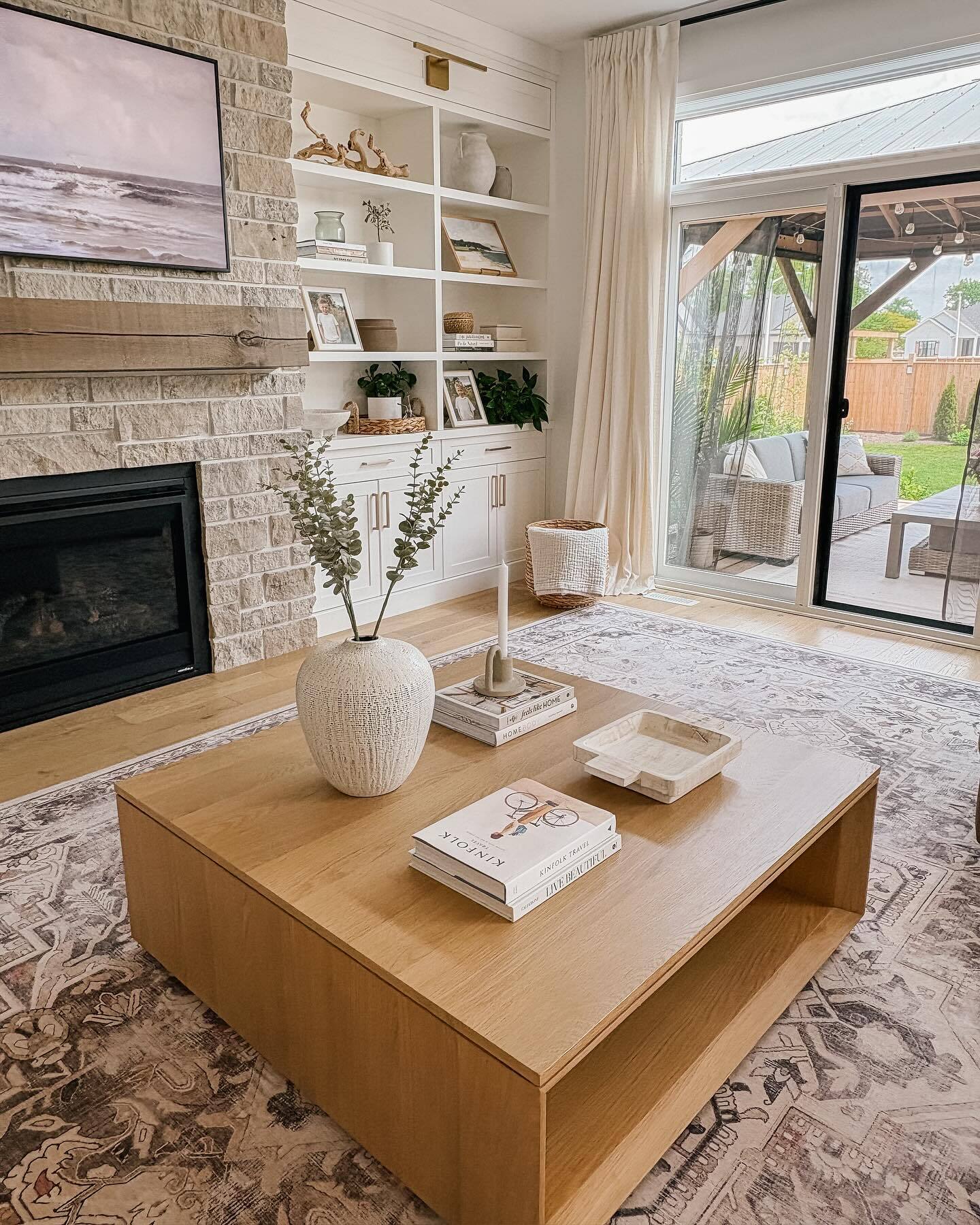 Suri White Oak Wood Square Coffee Table | Article