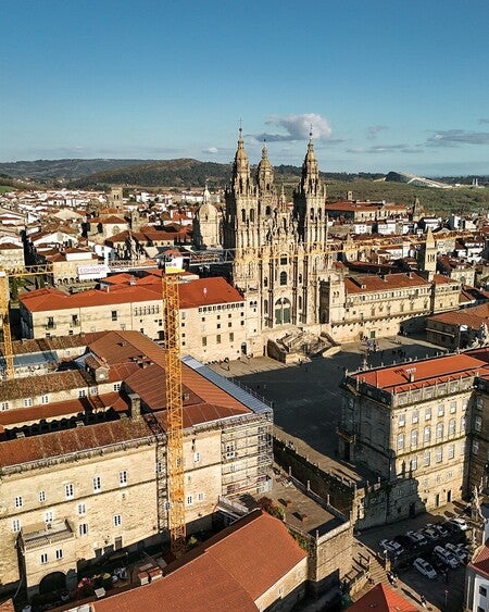 image by liebherrconstruction containing city, building, church, tower, cathedral