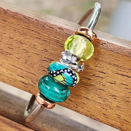 trollbeads 美品　シルバー　バングル 楽天市場】トロールビーズシルバーバングルの通販