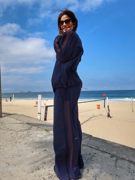 High-Waist Origin Wide Leg Track Pant - Black