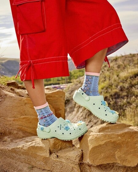 Classic Floral Cut-Out Clog - Crocs