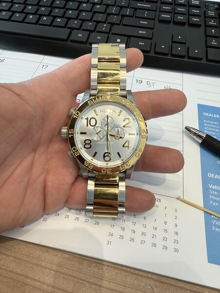 51-30 Chrono Watch | Silver / Gold | Men's Stainless Steel – Nixon EU